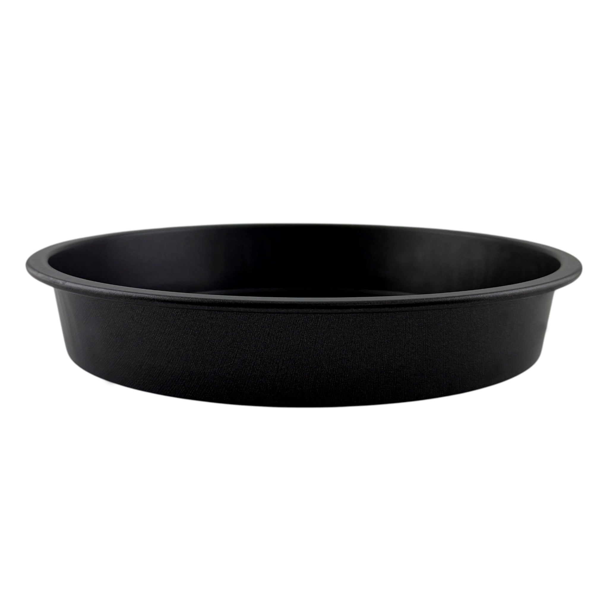 Ergonomic Manual 9" x 9" Round Nonstick Steel Cake Pan, Dark Gray - Innovative Kitchen Helper for Modern Cooking Detail