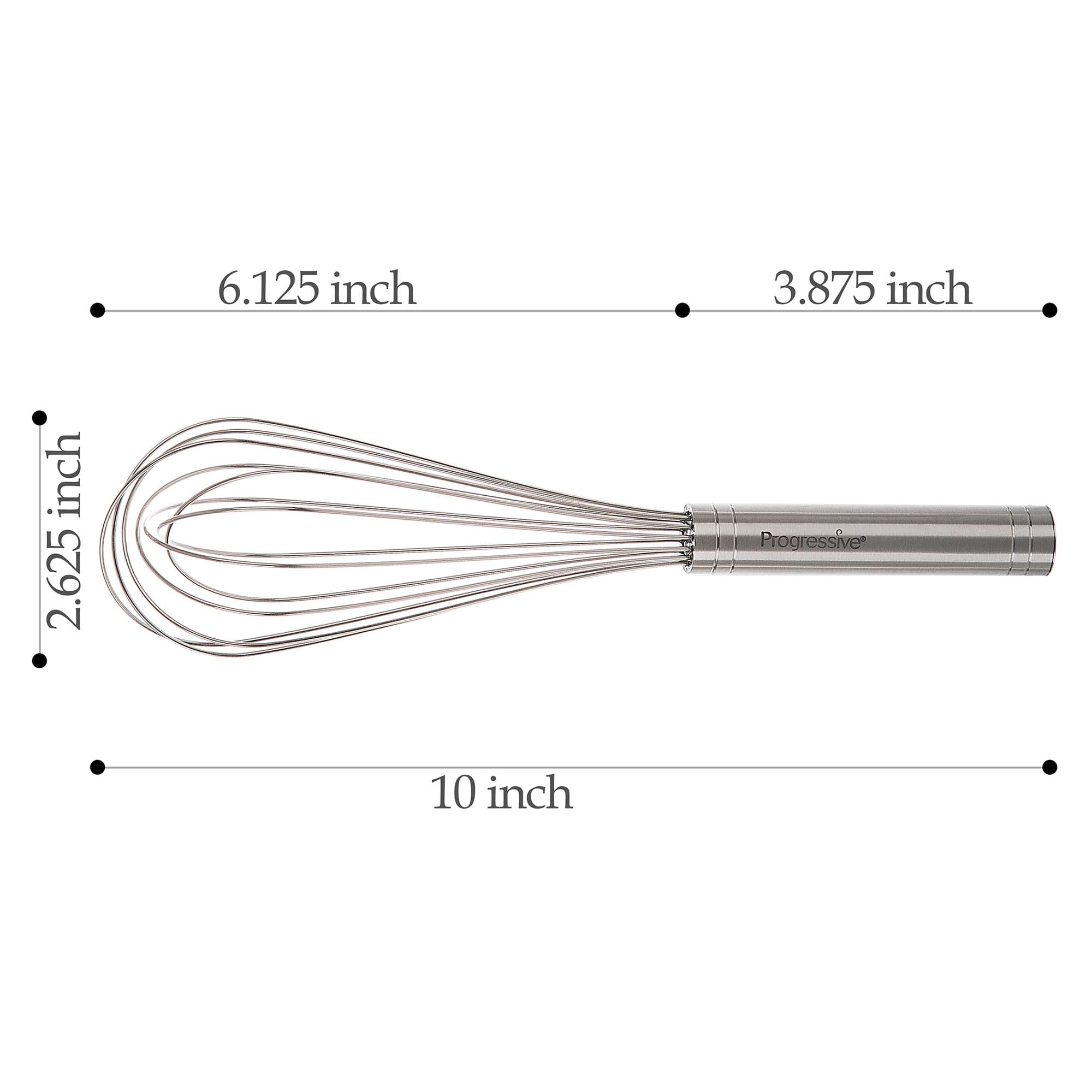 Innovative 10" Stainless Steel Balloon Whisk - Innovative Kitchen Helper for Modern Cooking Detail