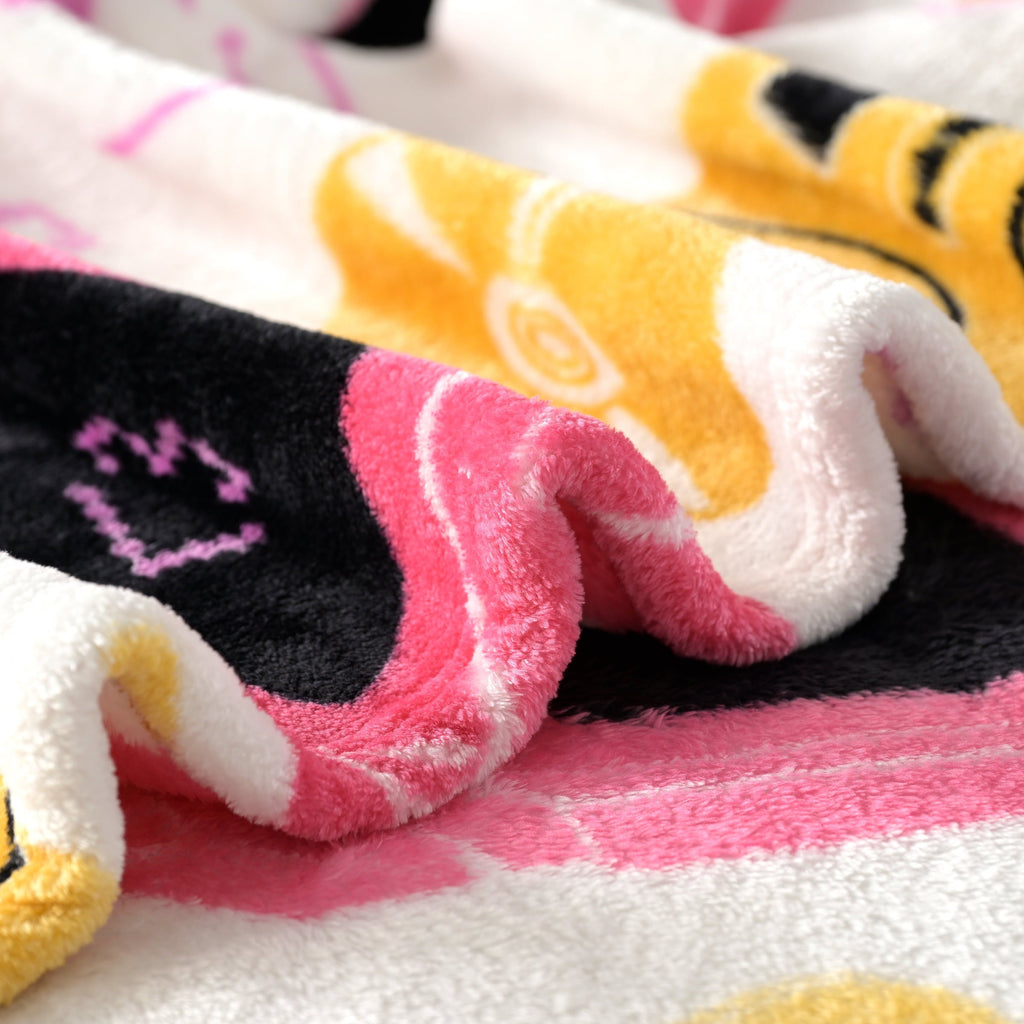 Decorative Knitted WTC Hanging Plush Throw - Luxury Knitted Decorative Throw Blanket with Fringes Detail