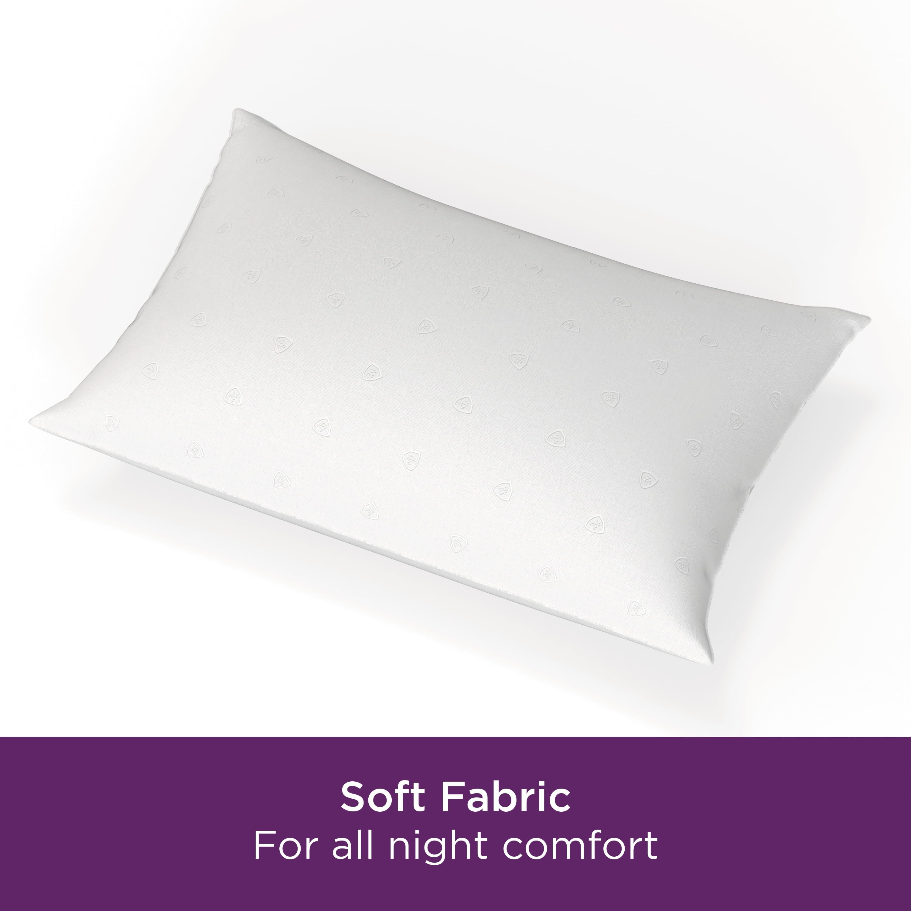 Ergonomic Memory Foam Bed Pillows, Standard/Queen (2 Count) - Hotel Quality Plush Sleeping Pillows Detail