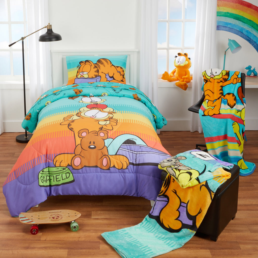 Super Soft Flannel Kids Blue Print Fleece Throw Blanket, 46 x 60 - Lightweight Plush Warm Blanket for All Seasons Detail