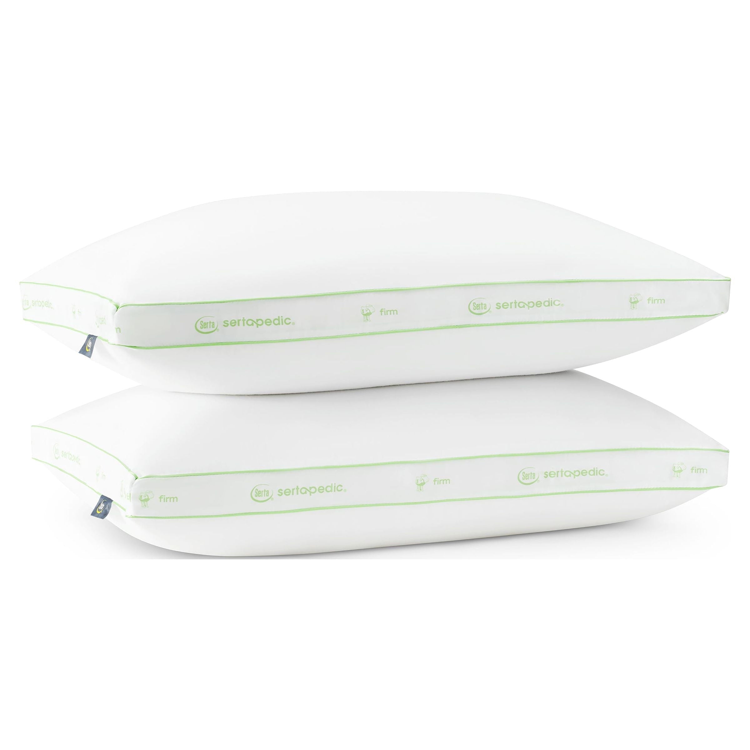 Ergonomic Memory Foam Firm Bed Pillow, Standard/Queen, 2 Pack - Hotel Quality Plush Sleeping Pillows Detail