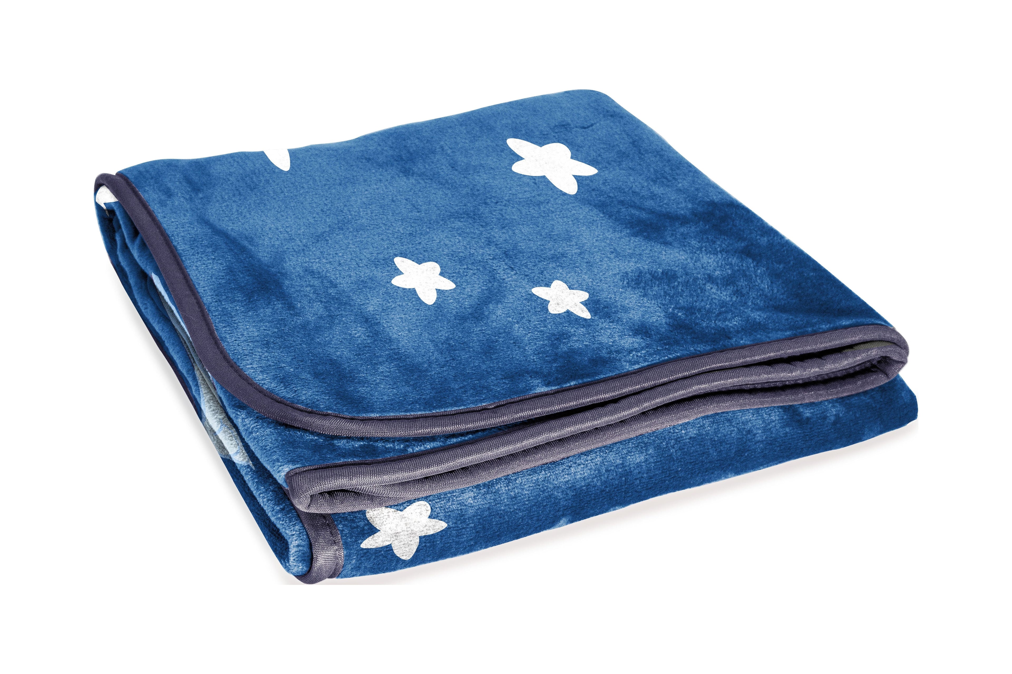 Super Soft Flannel In The Dream Kids Throw Blanket, 46 x 60, Microfiber, Blue, BBC Studios Ages 1+ - Lightweight Plush Warm Blanket for All Seasons Detail
