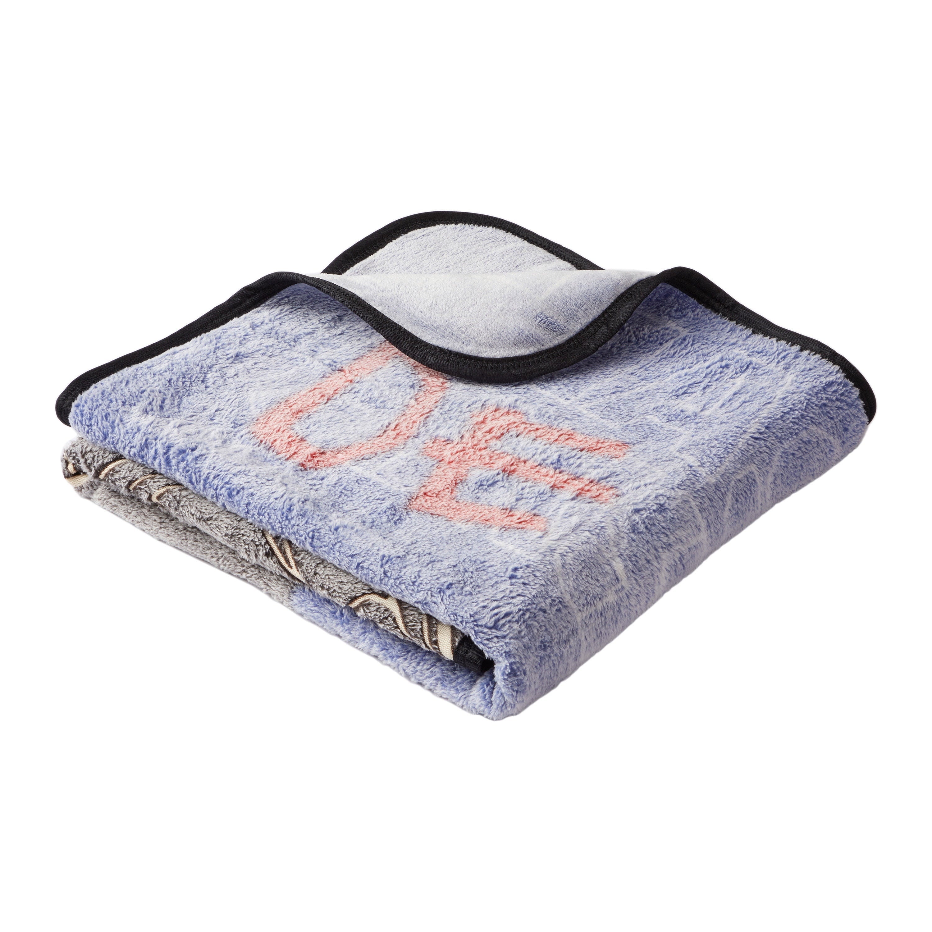 Cozy Fleece Kids Fleece Throw Blanket, 46x60, Glows-In-The-Dark - Luxury Knitted Decorative Throw Blanket with Fringes Detail