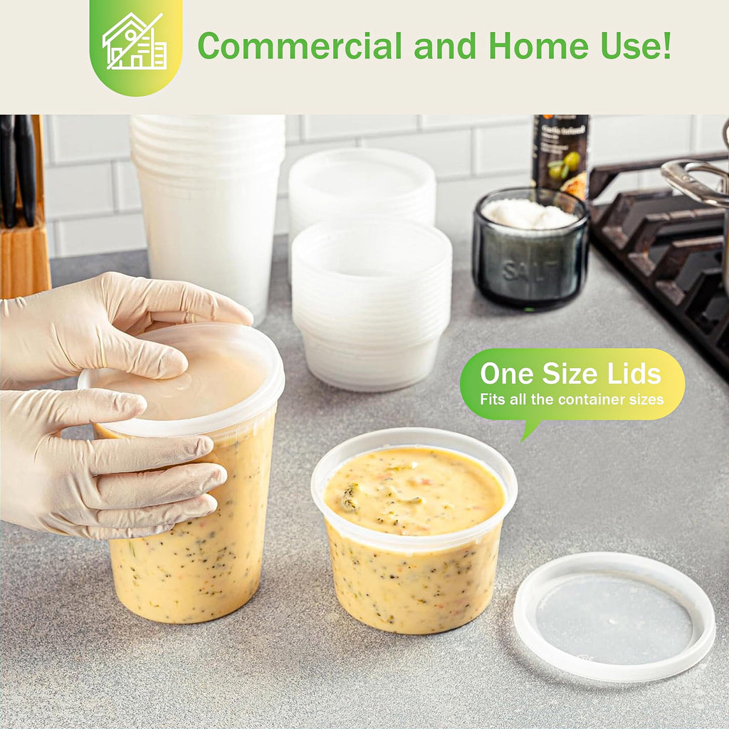 Playful Geometric 32oz Deli Containers with Lids 50 Sets, Food Storage Containers with Lids, Soup Containers with Lids, Stackable Plast... - Playful Star & Heart Shaped Geometric NeeDoh Detail