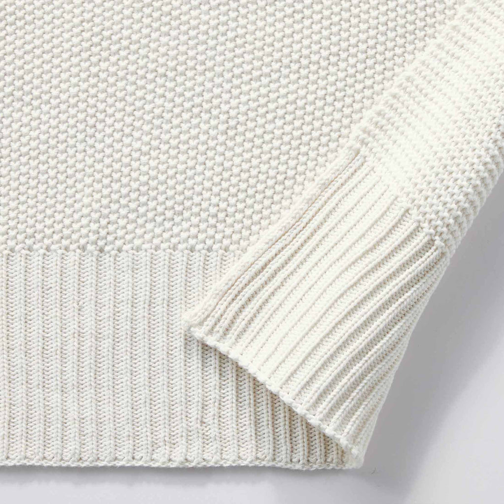 Reversible Sherpa Chunky Knit Papyrus Throw, Cotton-Blend, 50"x60", 2.3 lb, All Ages - Cozy Fleece Throw Blanket for Couch & Bed Detail
