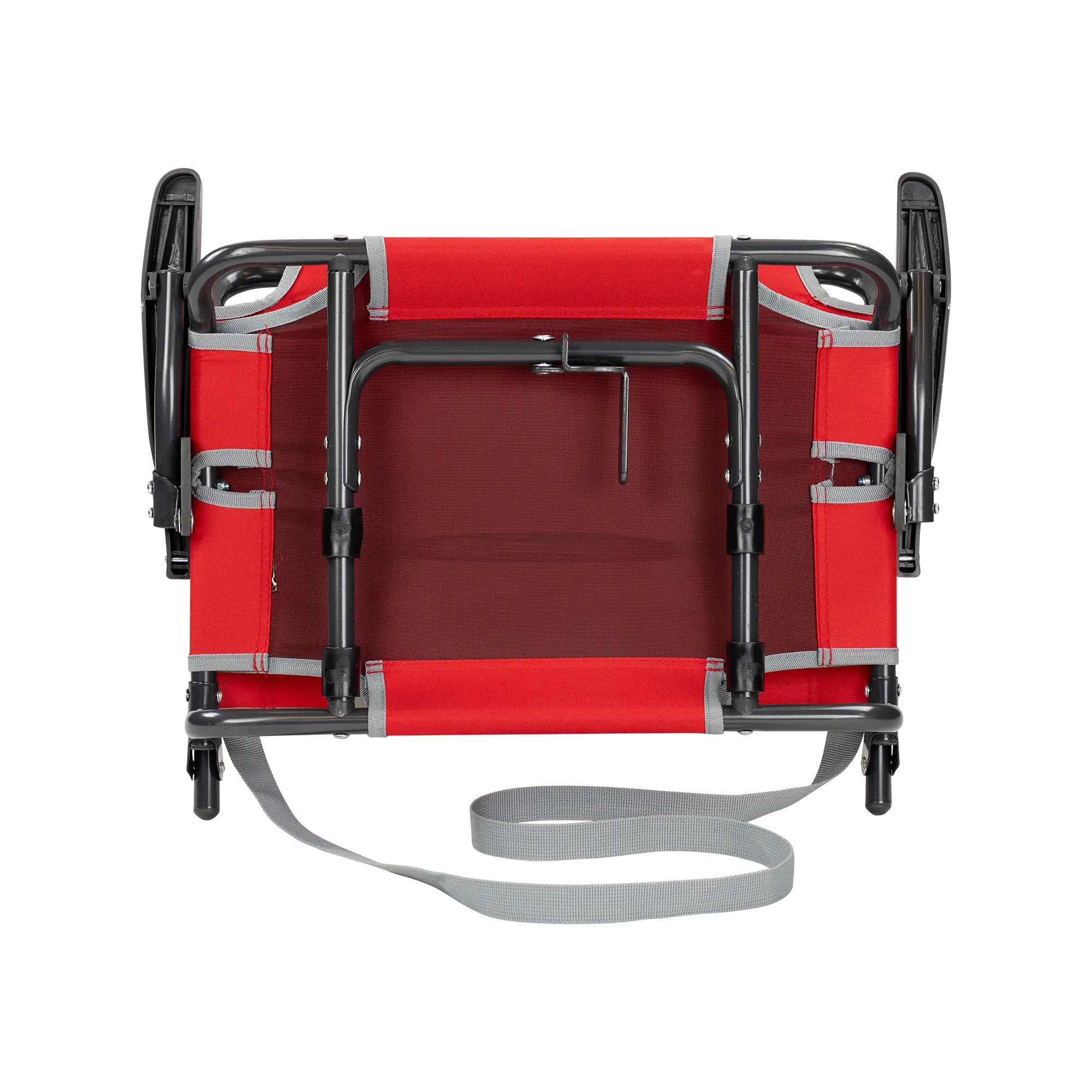 Secure-Hook Big Comfort Stadium Chair with Armrests - Choice 465 - Grandstand Cushion Seat with Secure Under-Bench Hooks Detail