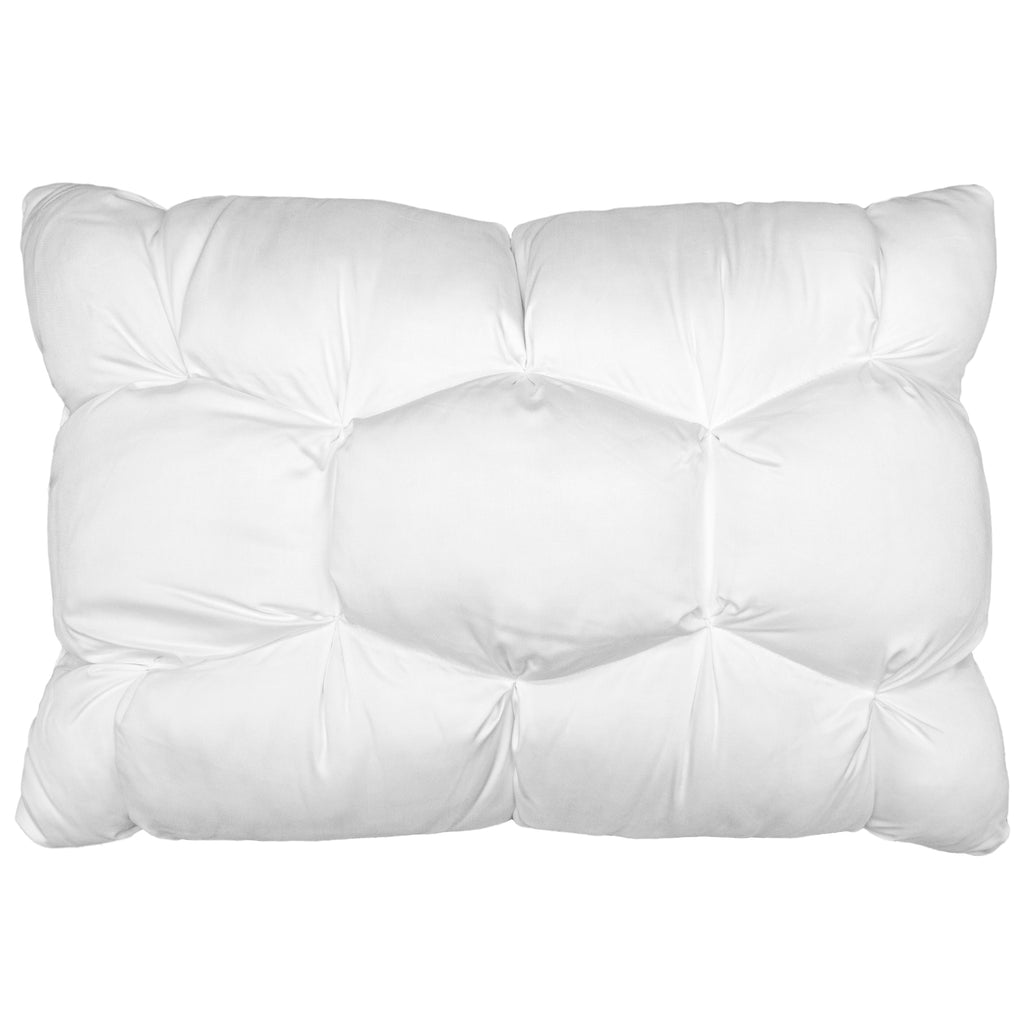 Orthopedic Support Down Alternative Cloud Luxe Bed Pillows, Standard/Queen - Adaptive Huggable Core (2 Pack) - Decorative Throw Pillow Cushion for Sofa & Bed Detail