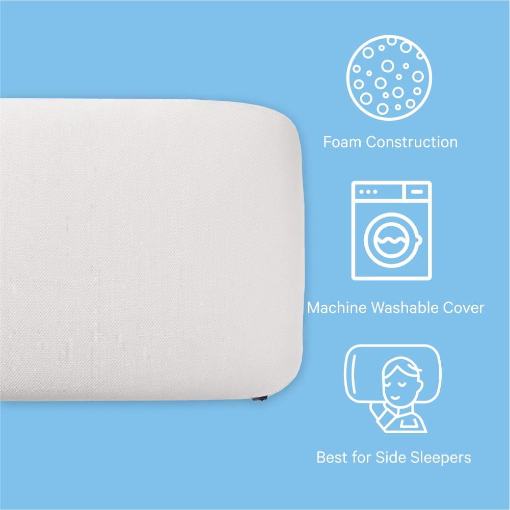 Hotel Collection Essential Cooling Foam Pillow, Standard - Orthopedic Shredded Foam Bed Pillow Set Detail