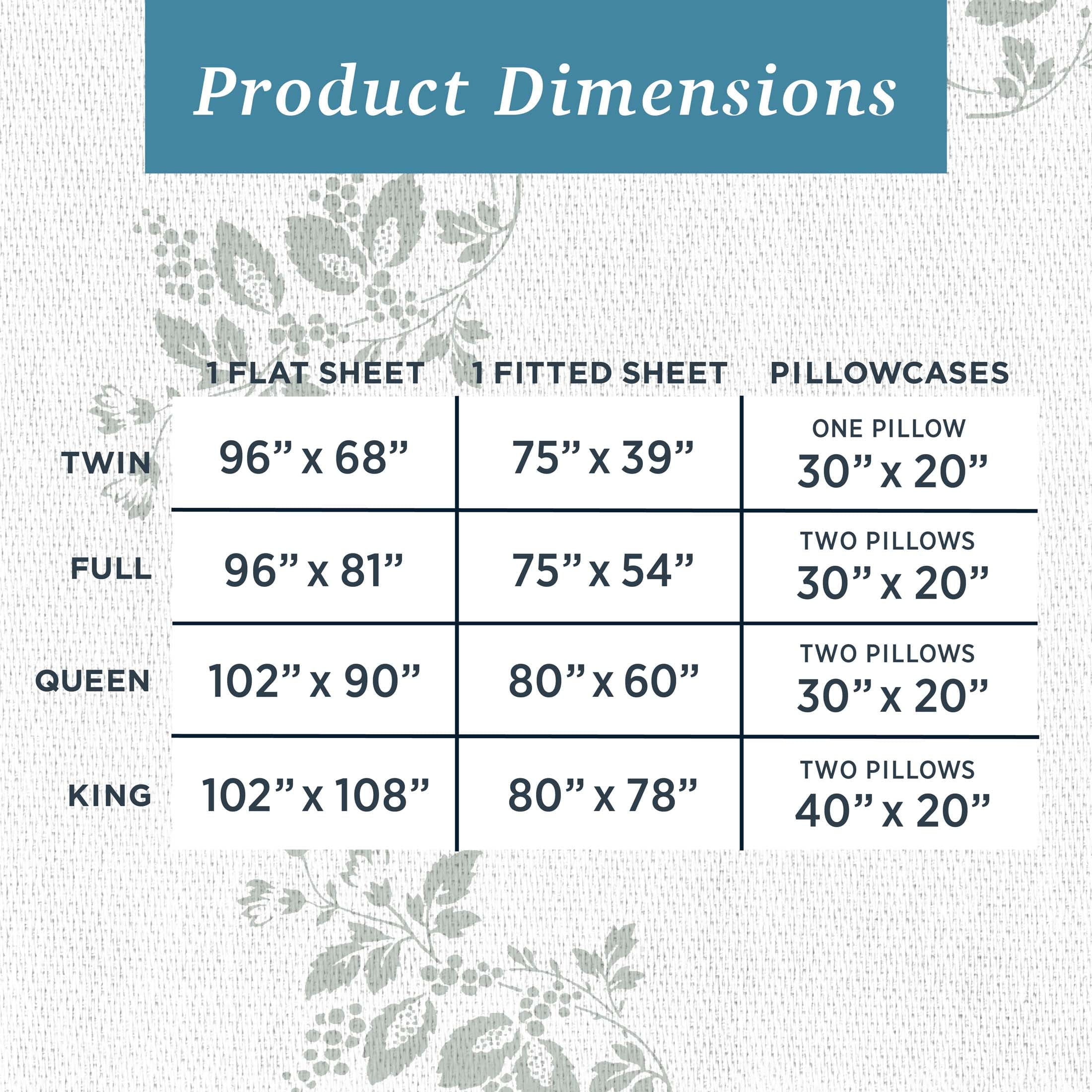 Premium Egyptian Cotton 100% Cotton Percale 4-Piece Queen Size Deep Pocket Printed Bed Sheets Set, 1 Fitted, 1 Flat Sheet with 2 Pillowcases,... - Premium Ultra-Soft Pillowcase Pair for Sleeping Detail