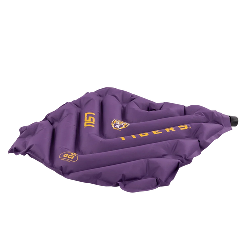 Bleacher-Friendly College V Seat Inflatable Stadium Cushion - LSU Tigers - Choice 762 - Ergonomic Portable Stadium Seat for Sports Events Detail