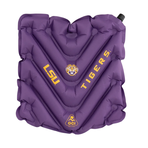 Bleacher-Friendly College V Seat Inflatable Stadium Cushion - LSU Tigers - Choice 762 - Ergonomic Portable Stadium Seat for Sports Events - Default Title