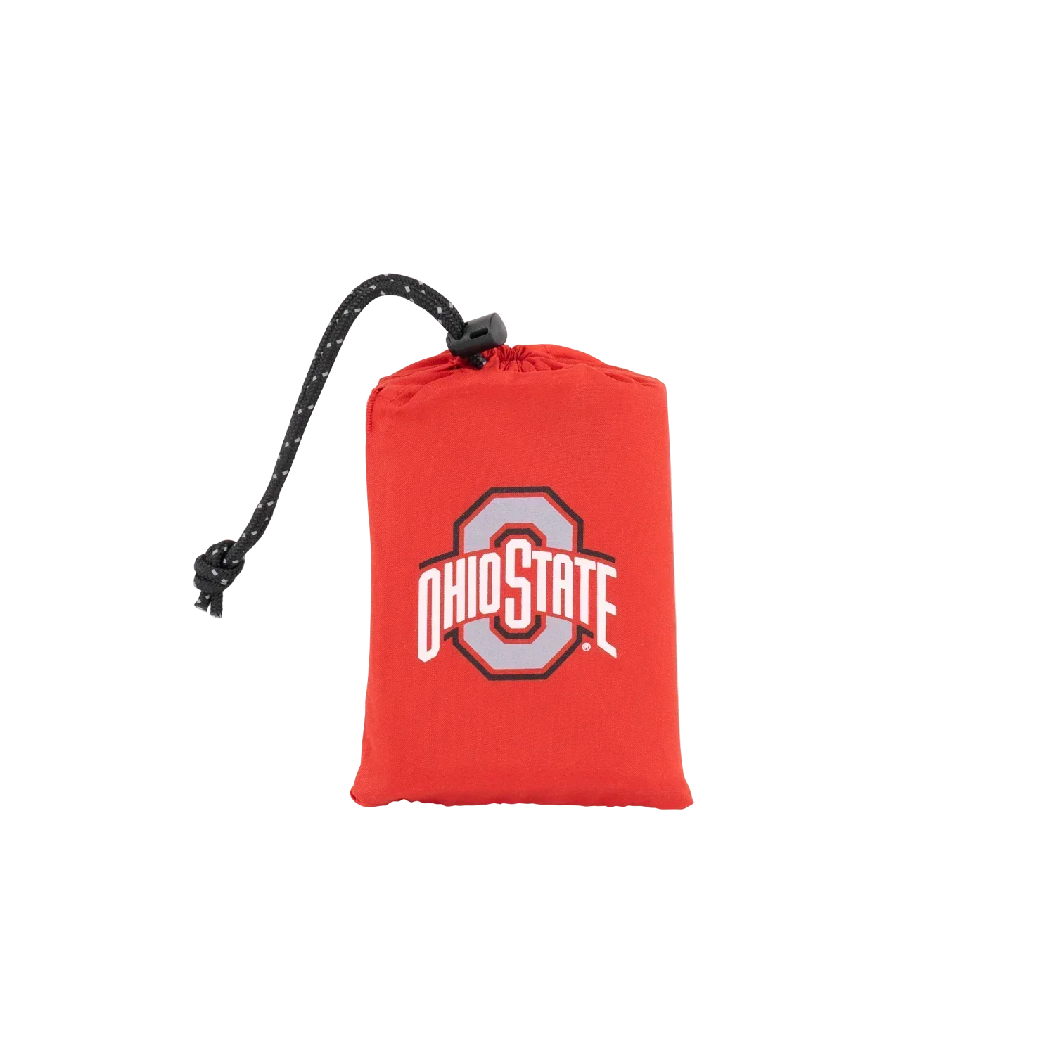 Ultra-Lightweight College V Seat Inflatable Stadium Cushion - Ohio State Buckeyes - Choice 778 - Grandstand Cushion Seat with Secure Under-Bench Hooks Detail