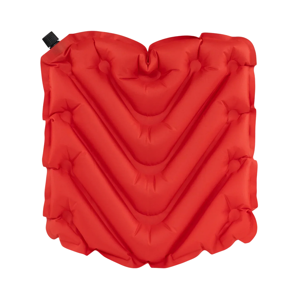 Ultra-Lightweight College V Seat Inflatable Stadium Cushion - Ohio State Buckeyes - Choice 778 - Grandstand Cushion Seat with Secure Under-Bench Hooks Detail