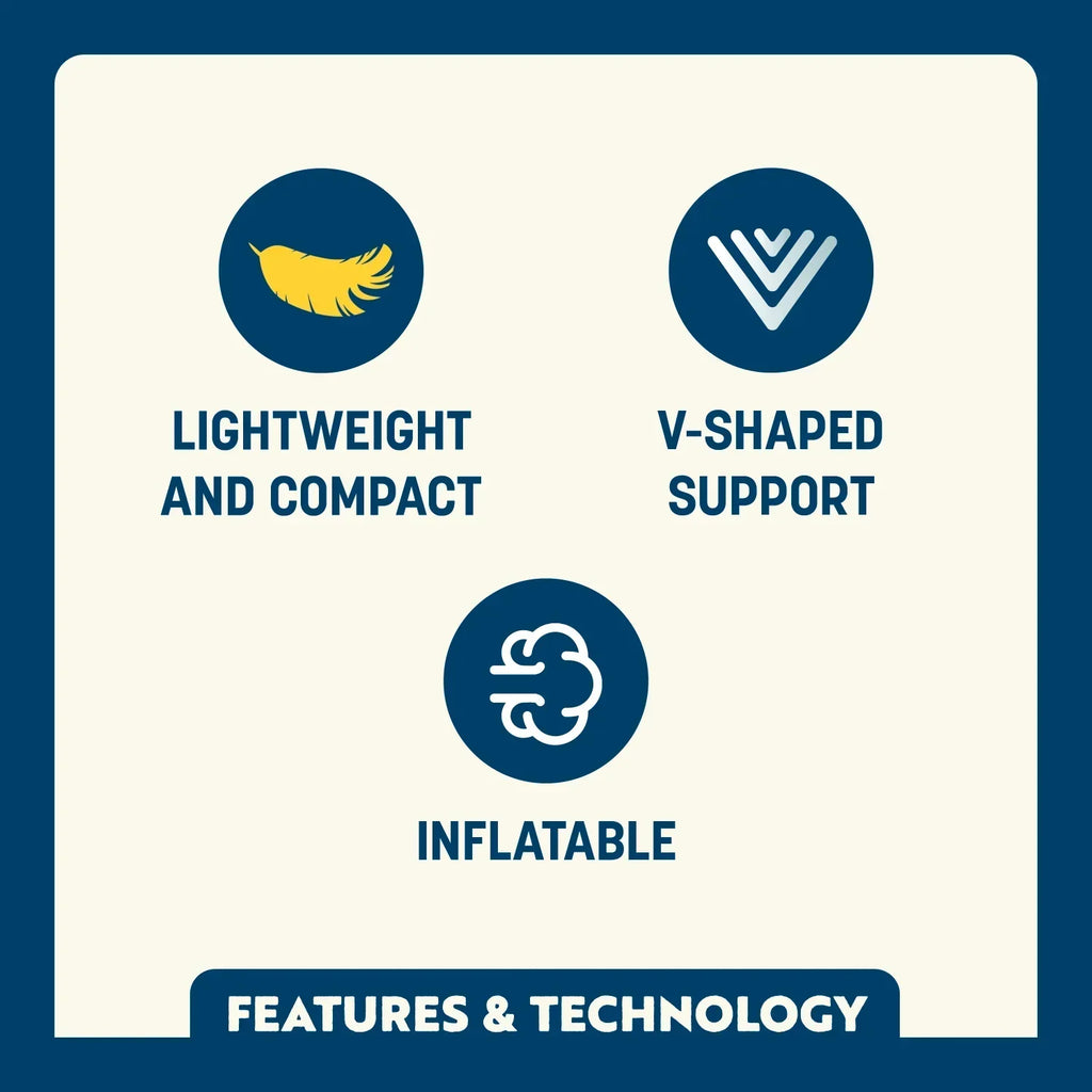 Ultra-Lightweight College V Seat Inflatable Stadium Cushion - Nebraska Cornhuskers - Choice 277 - Ergonomic Portable Stadium Seat for Sports Events Detail