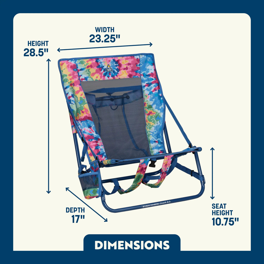 Backpack Travel Everywhere Chair 2 - Choice 656 - Rust-Resistant Aluminum Sand-Friendly Lounge Chair Detail