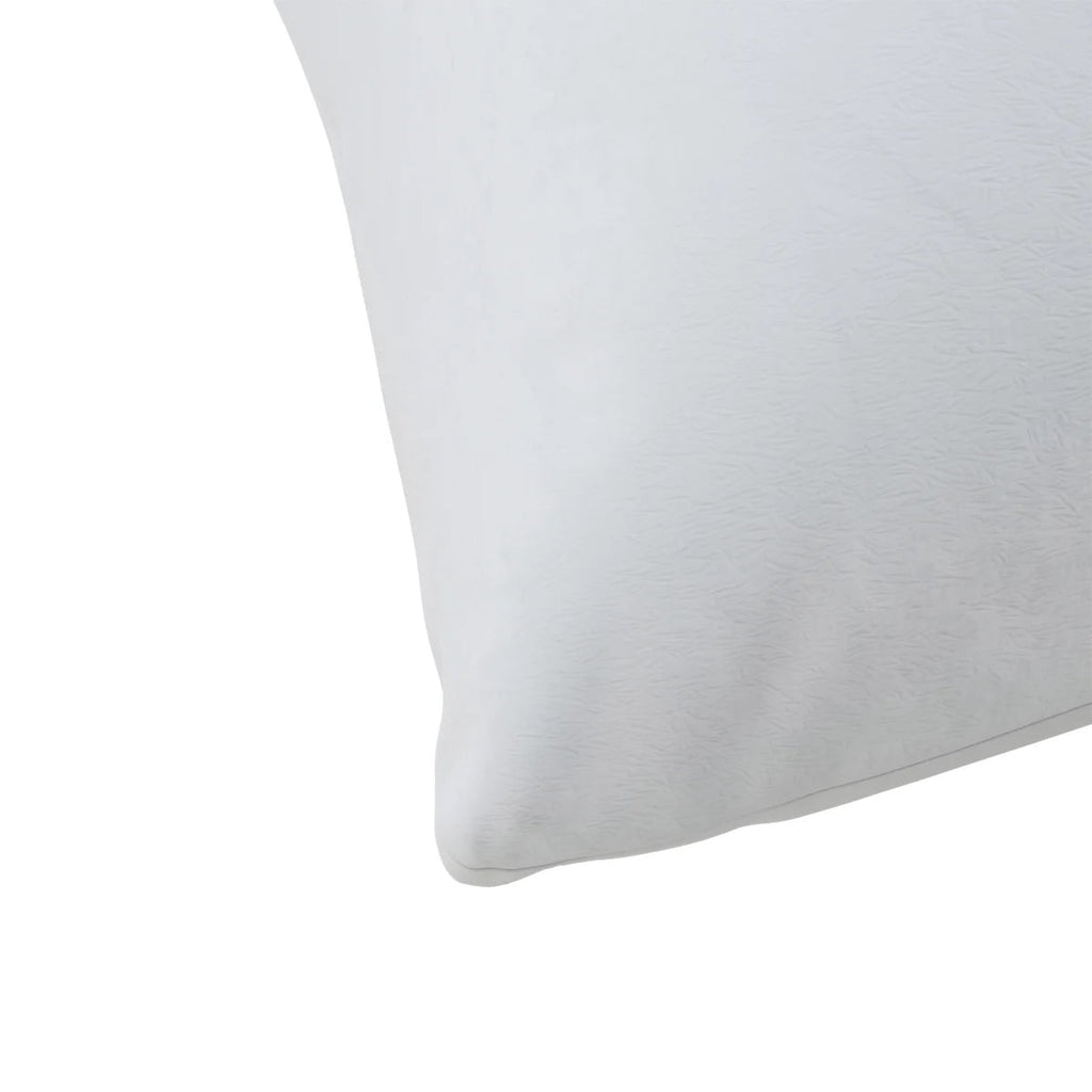 Ergonomic Memory Foam Huggable Support Bed Pillow, Standard- Soft Velvety Cover, Squishable Comfort (2 Count) - Hotel Quality Plush Sleeping Pillows Detail