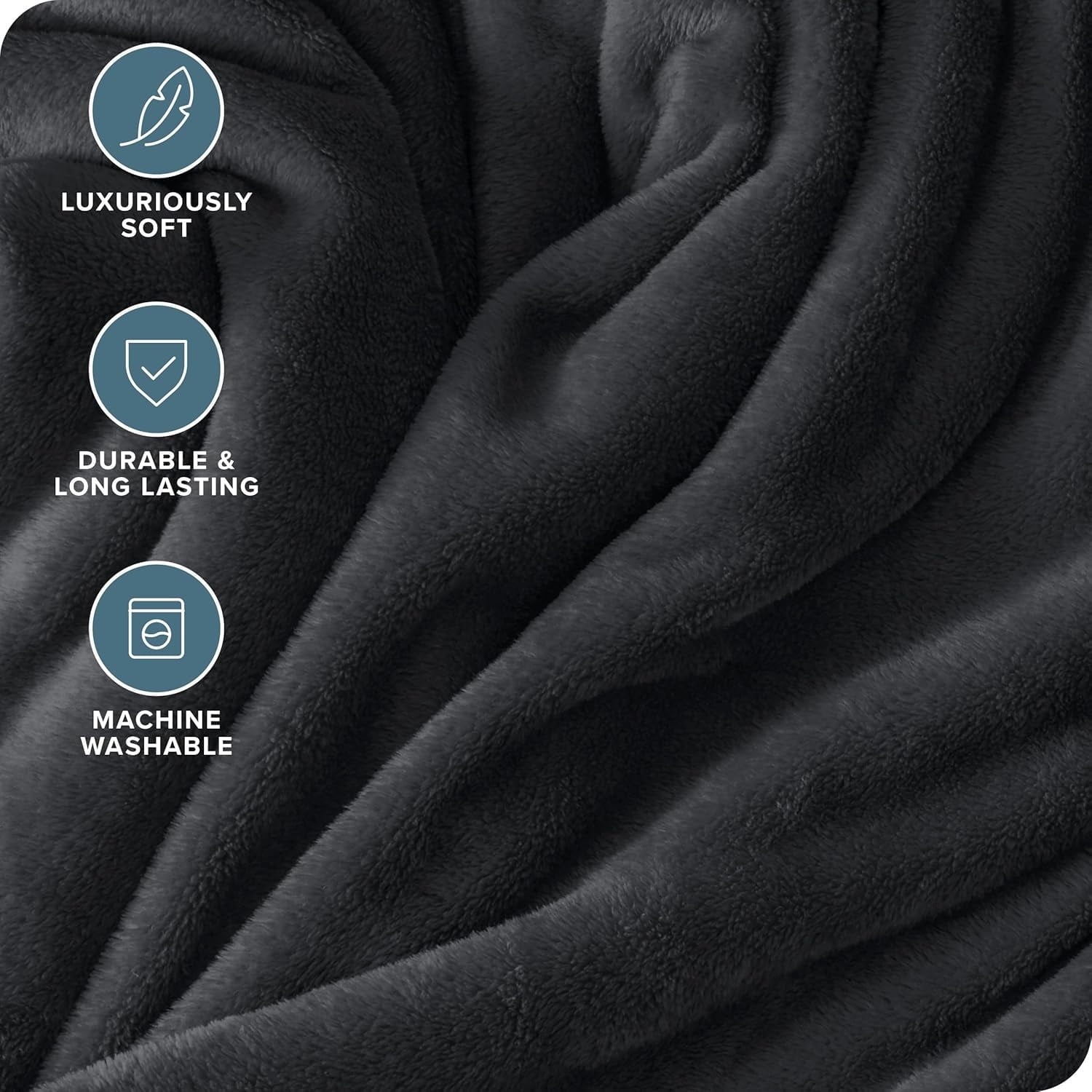 Lightweight Warm Throw Size Blanket, Luxury Plush Cozy Fuzzy Fleece Blanket, Super Soft Warm Big Lightweight Throw Blanket All Seasons... - Super Soft Reversible Sherpa Flannel Blanket Detail