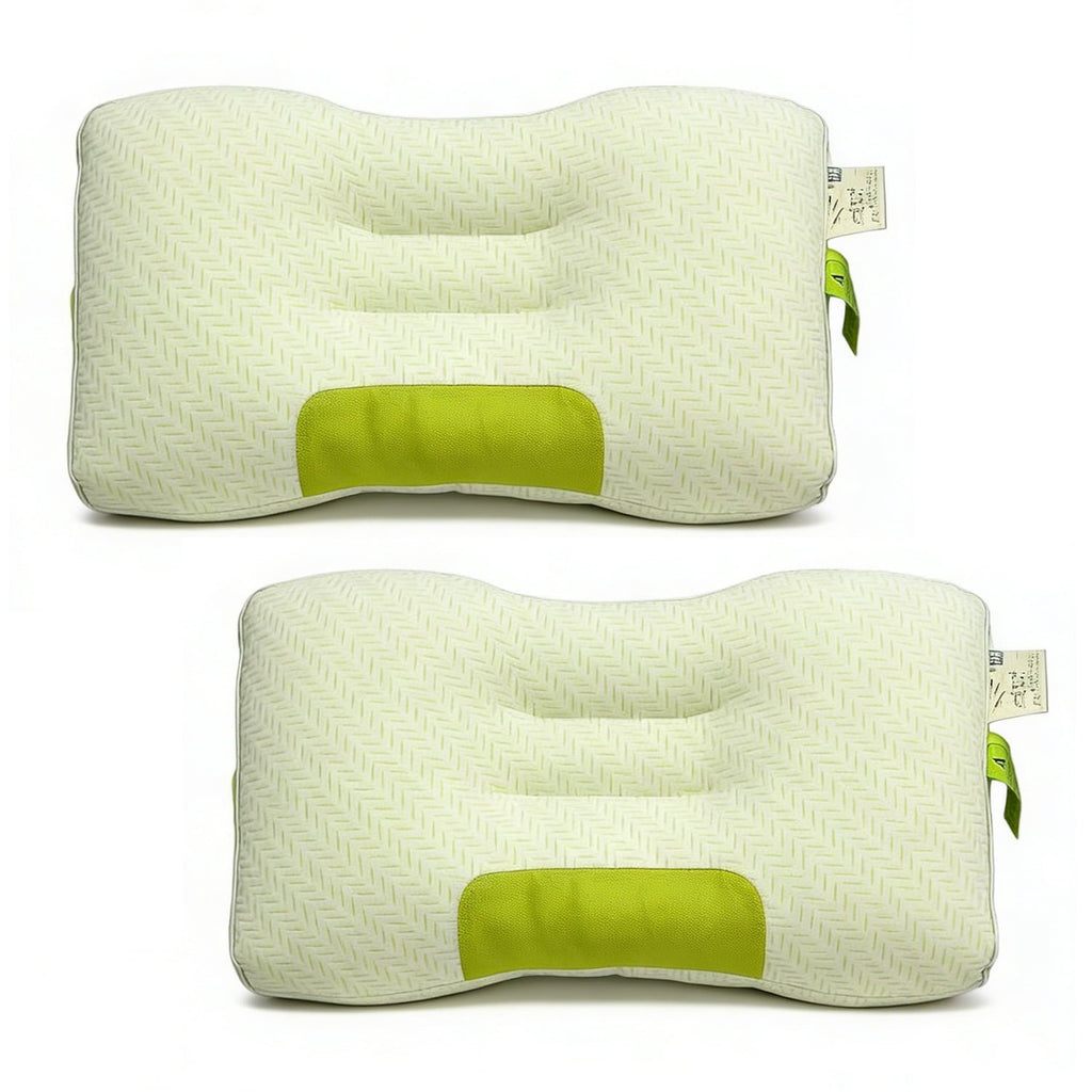 Hotel Collection 2-Pack Bamboo Fiber Bed Pillow (29.13" x 18.9") - A-Class Safe and Cooling - Hotel Quality Plush Sleeping Pillows - Default Title
