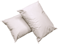 Ergonomic Memory Foam 2 Pack MediCheck White Vinyl Covered Bed Pillows 20 in x 26 in - Wipeable Easy Clean - Soft Low Profile Non-Fluffy Su... - Hotel Quality Plush Sleeping Pillows - Default Title