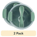 Whimsical Doughnut (2 pack) Food Storage Bento Container, Round, Green, 47oz Capacity, A Practical Choice for School Lunches a... - Deliciously Soft Cupcake Sensory Glob - Default Title