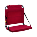 Ultra-Lightweight BleacherBack - Choice 696 - Ergonomic Portable Stadium Seat for Sports Events - Red
