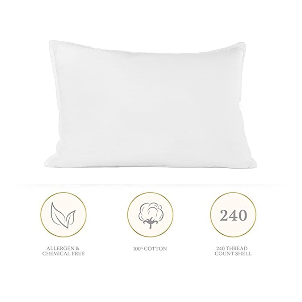 Orthopedic Support Pillows Standard Size Set of 2, Bed Pillows for Sleeping, Standard Pillows 2 Pack for Back, Stomach or Side Sleepers,... - Orthopedic Shredded Foam Bed Pillow Set Detail