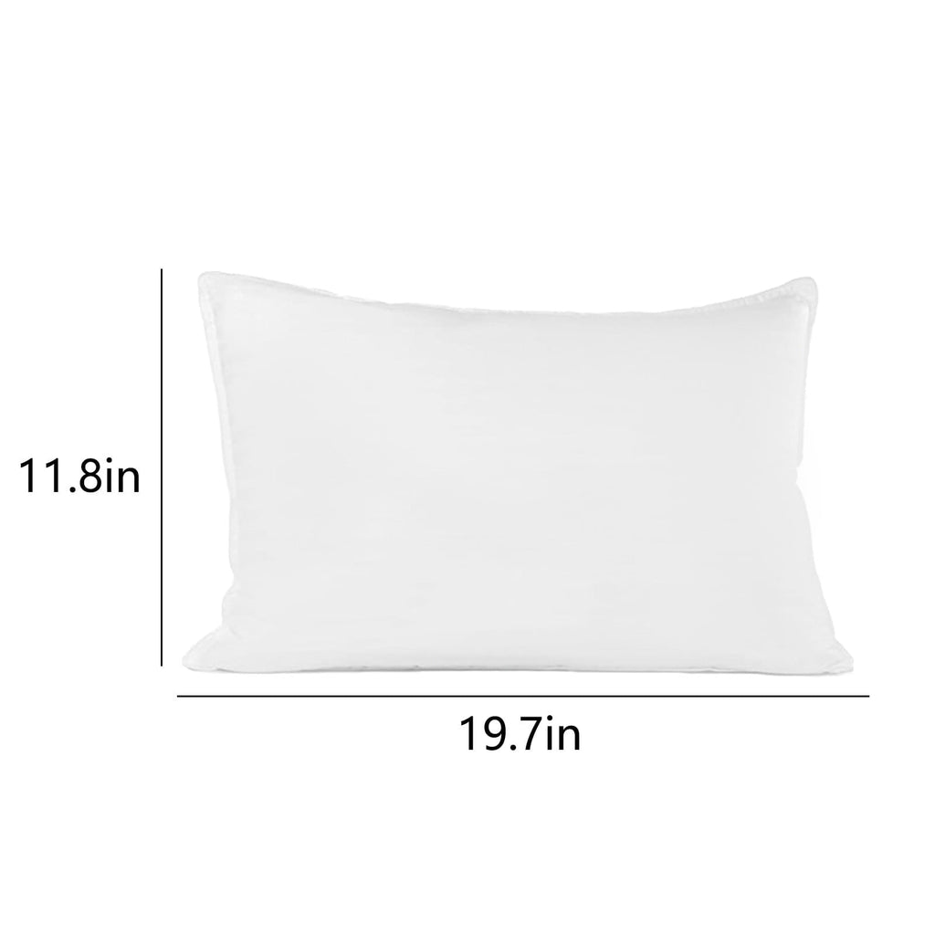 Orthopedic Support Pillows Standard Size Set of 2, Bed Pillows for Sleeping, Standard Pillows 2 Pack for Back, Stomach or Side Sleepers,... - Orthopedic Shredded Foam Bed Pillow Set Detail