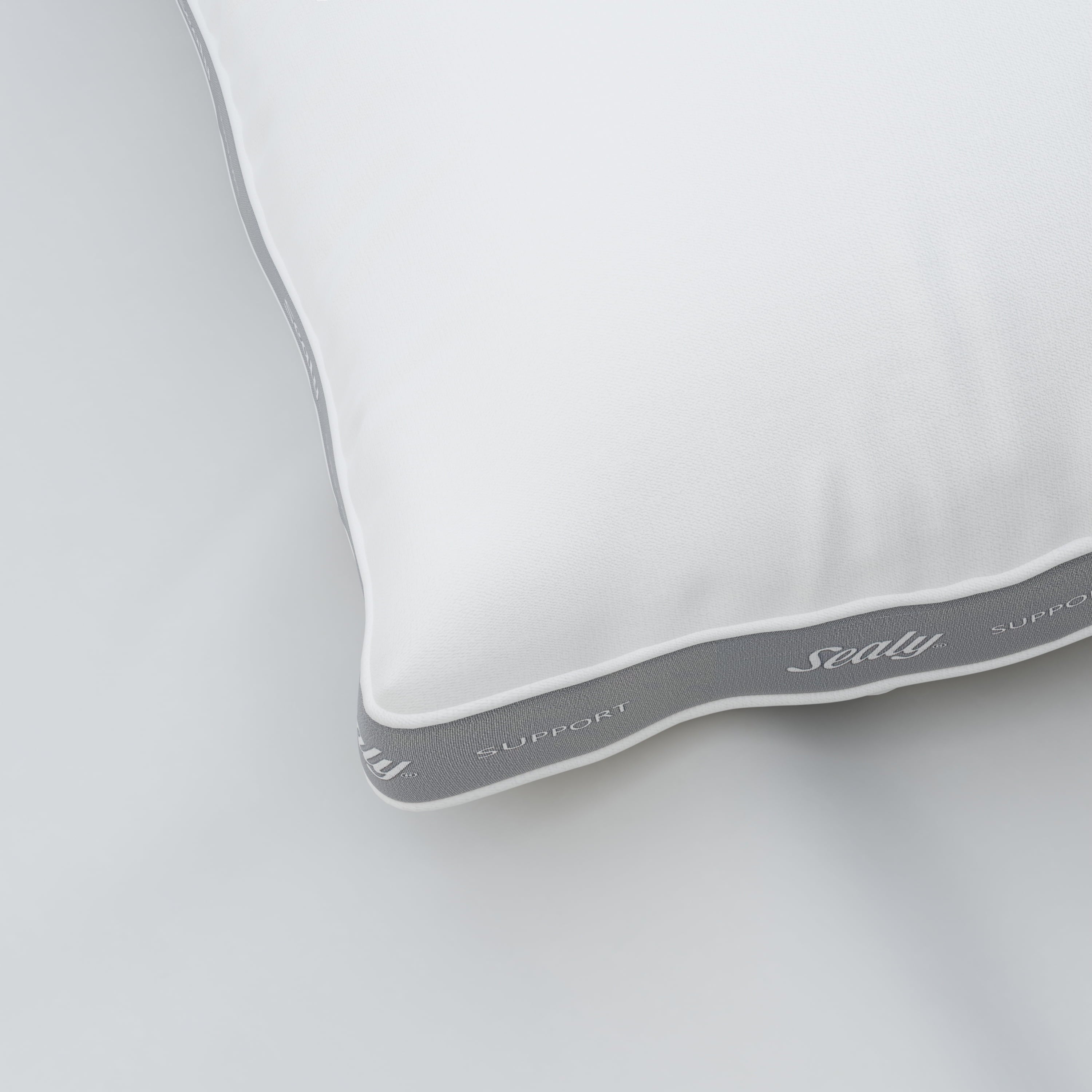 Fluffy Shredded Extra Firm Support Foam Core Pillow 2pk, King - Ergonomic Memory Foam Pillow for Neck Pain Support Detail