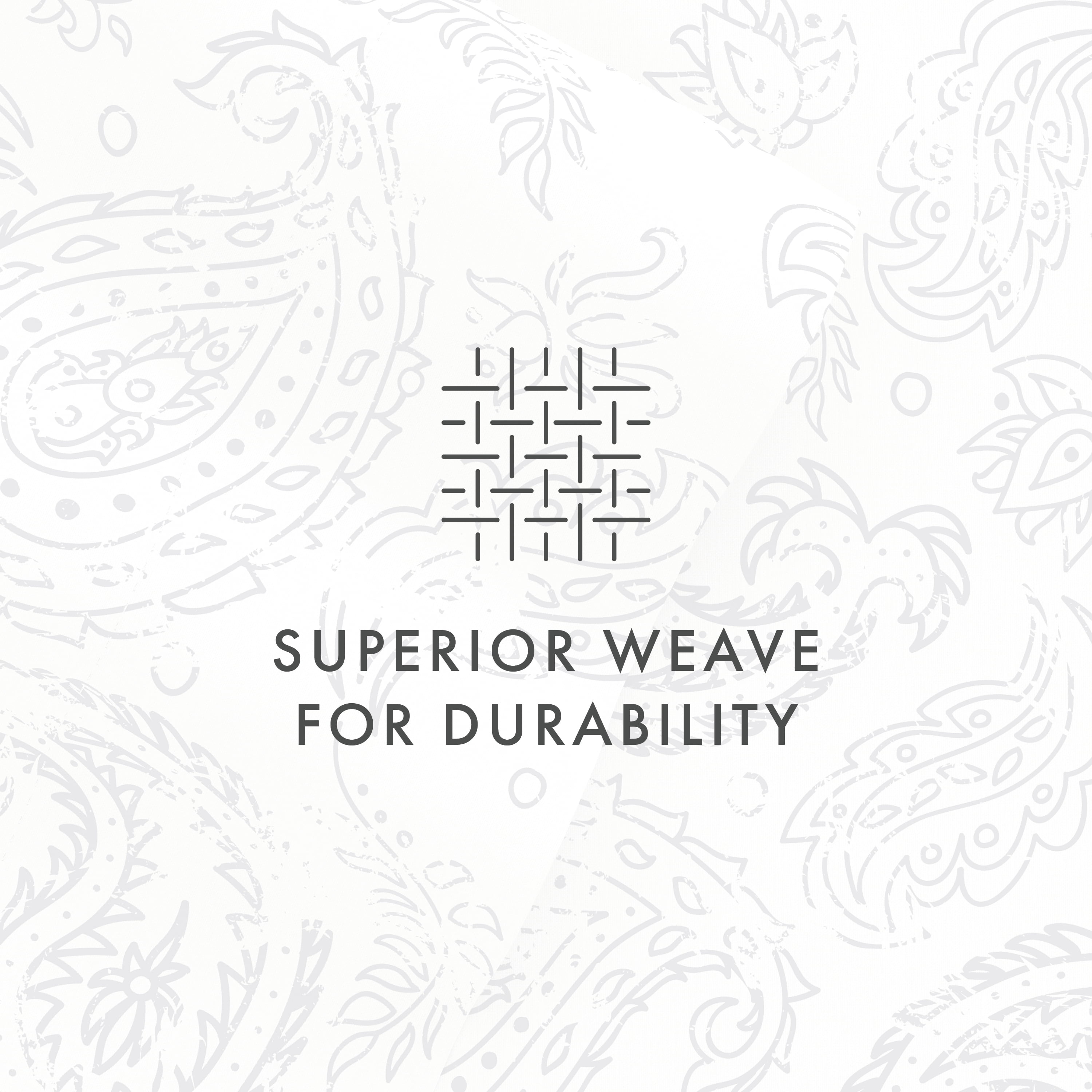 Cooling Sateen 4 Piece Pattern Microfiber Bed Sheets Set, Navy Coarse Paisley, Full - Premium Ultra-Soft Pillowcase Pair for Sleeping Detail