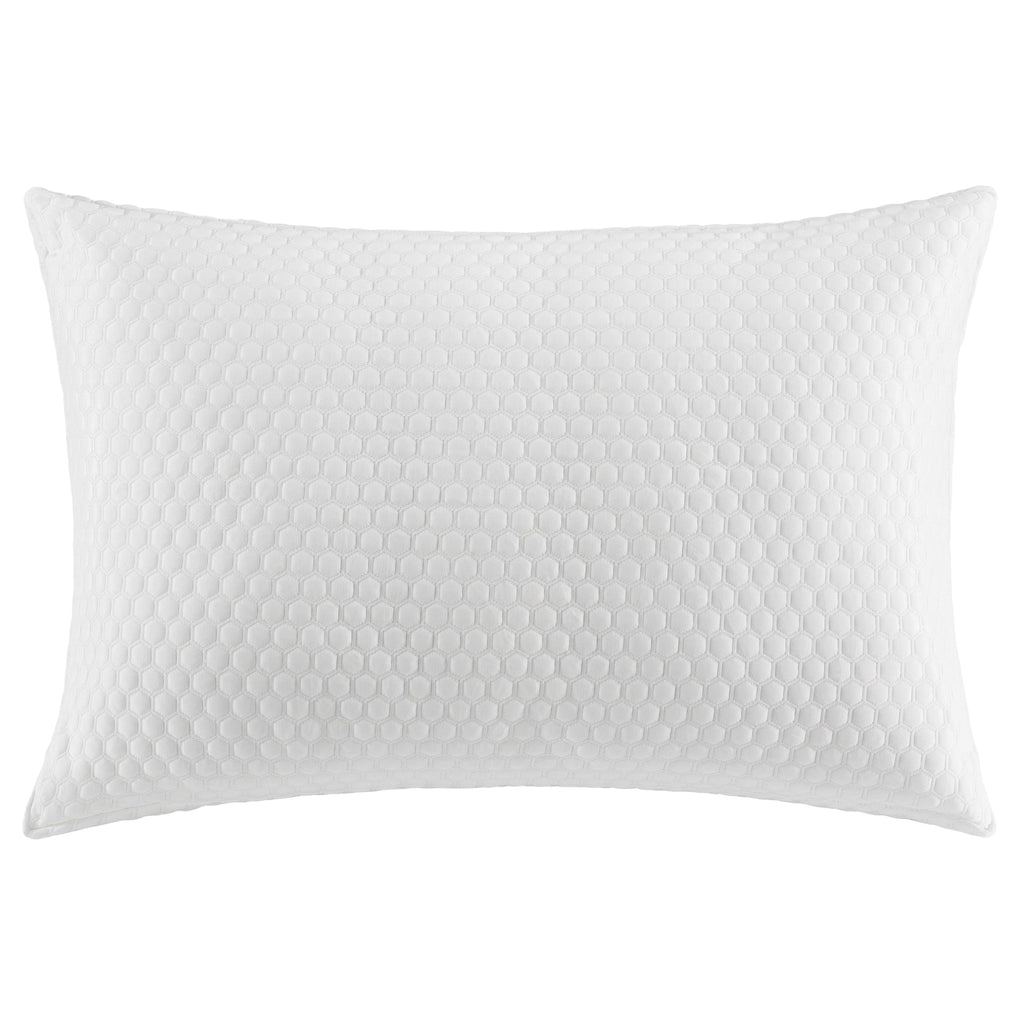 Hotel Collection Sleep Chill Standard/Queen Bed Pillow, Hypoallergenic Fill - Ergonomic Memory Foam Pillow for Neck Pain Support Detail