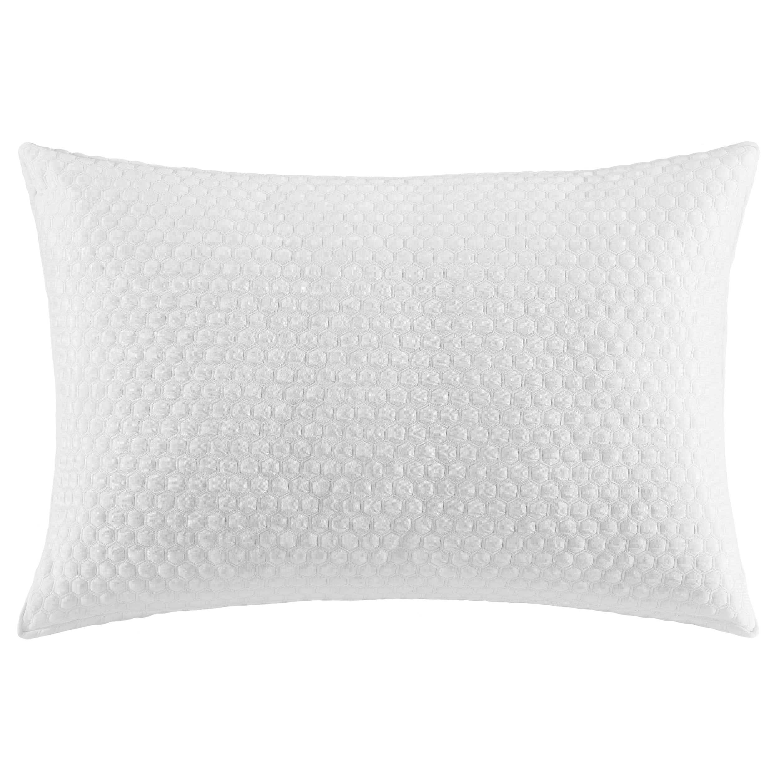 Hotel Collection Sleep Chill Standard/Queen Bed Pillow, Hypoallergenic Fill - Ergonomic Memory Foam Pillow for Neck Pain Support Detail