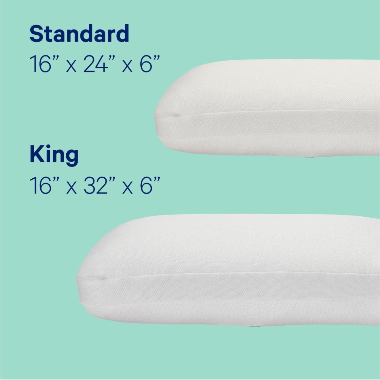 Orthopedic Support Essential Cooling Hybrid Pillow, Standard - Ergonomic Memory Foam Pillow for Neck Pain Support Detail