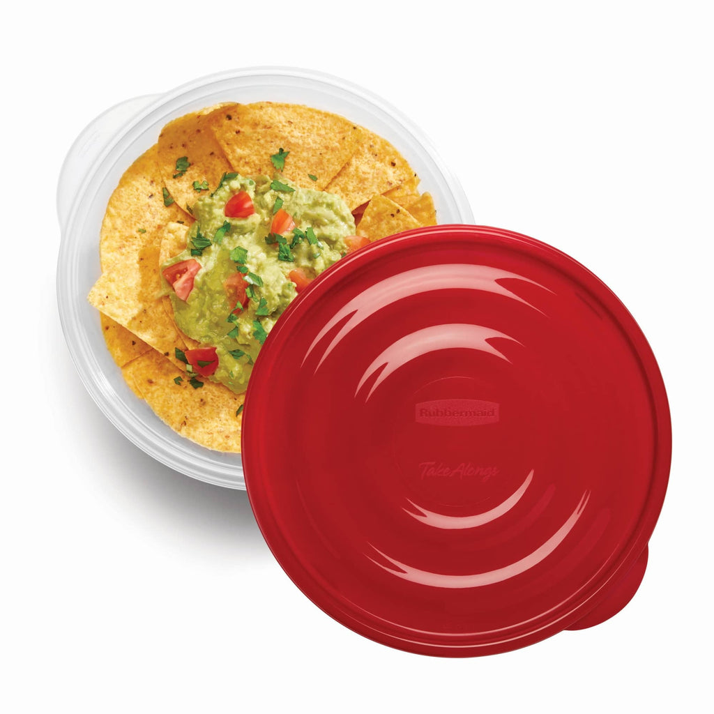 Fun Food Fidget 6.2-cup Round Food Storage Containers, Ruby Red, 3 pack - Fun Food Fidget Cookie Squishable Toy Detail