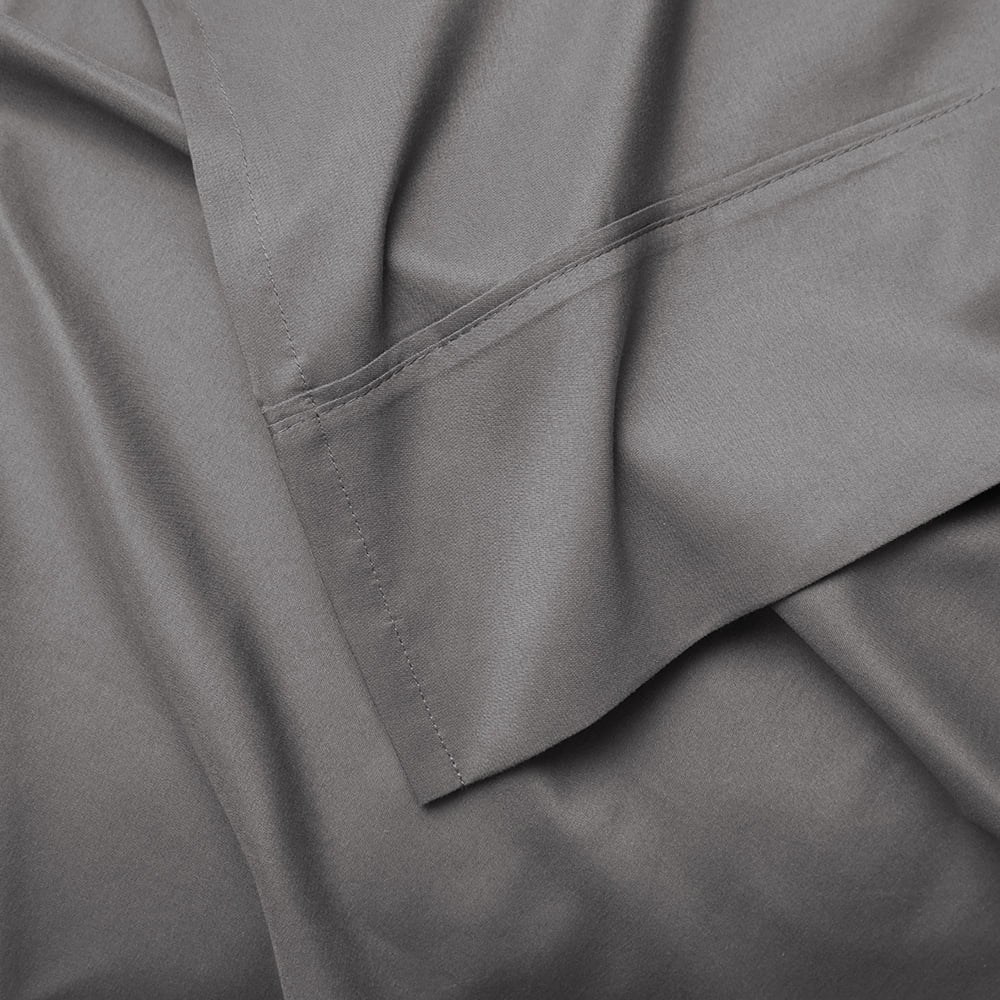 Ultra-Soft So Soft 3-Piece Dark Gray Sheet Set, Twin - Cooling Hotel Quality Bedding Sheets and Pillowcases Detail