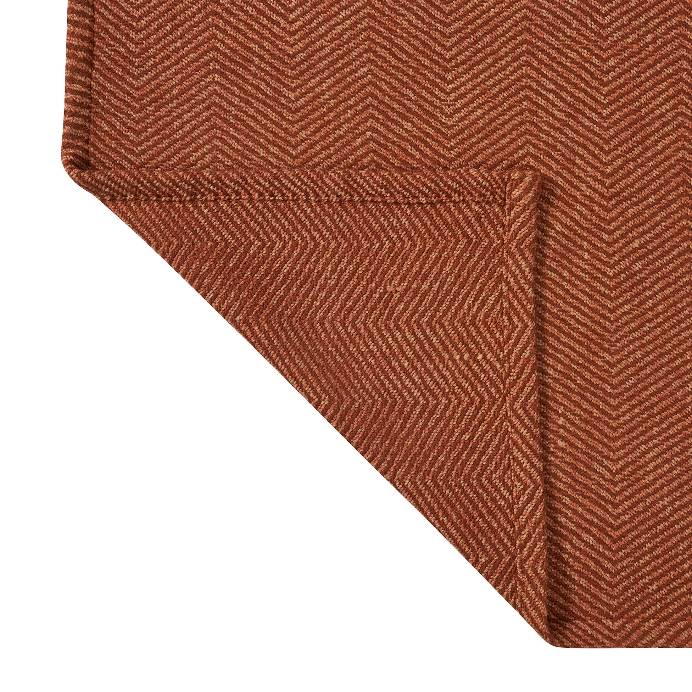 Super Soft Flannel Beautiful Rust Woven Herringbone Throw , 50" x 60" - Cozy Fleece Throw Blanket for Couch & Bed Detail