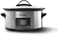 Large Capacity Crock-Pot MyTime 6 Quart Programmable Slow Cooker S08D - Digital Crock Pot Slow Cooker for Family Meals - Default Title