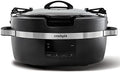 Large Capacity Crock-Pot Thermoshield 6 Quart Slow Cooker with Carry Handles S12S - Digital Crock Pot Slow Cooker for Family Meals - Default Title