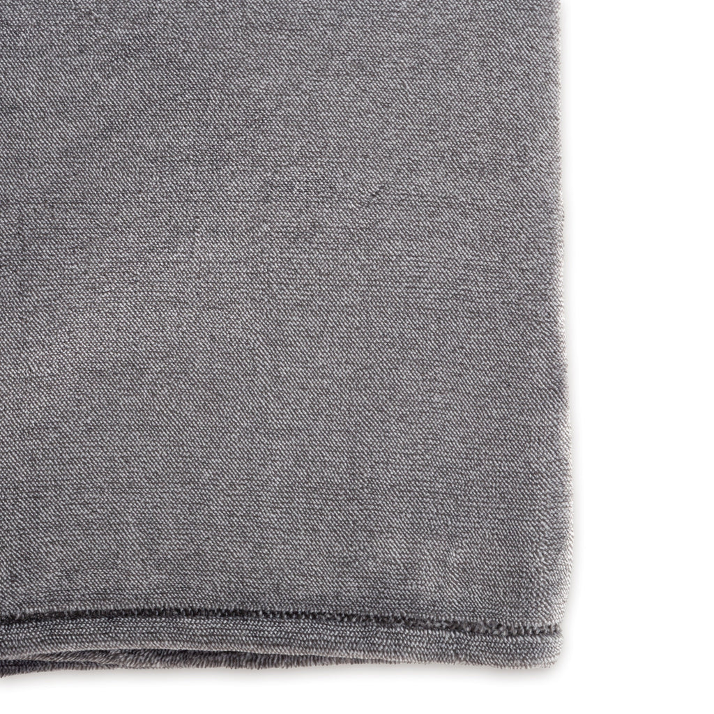 Super Soft Flannel Plush Heathered Soft Oversized Throw Blanket, Gray - Cozy Fleece Throw Blanket for Couch & Bed Detail