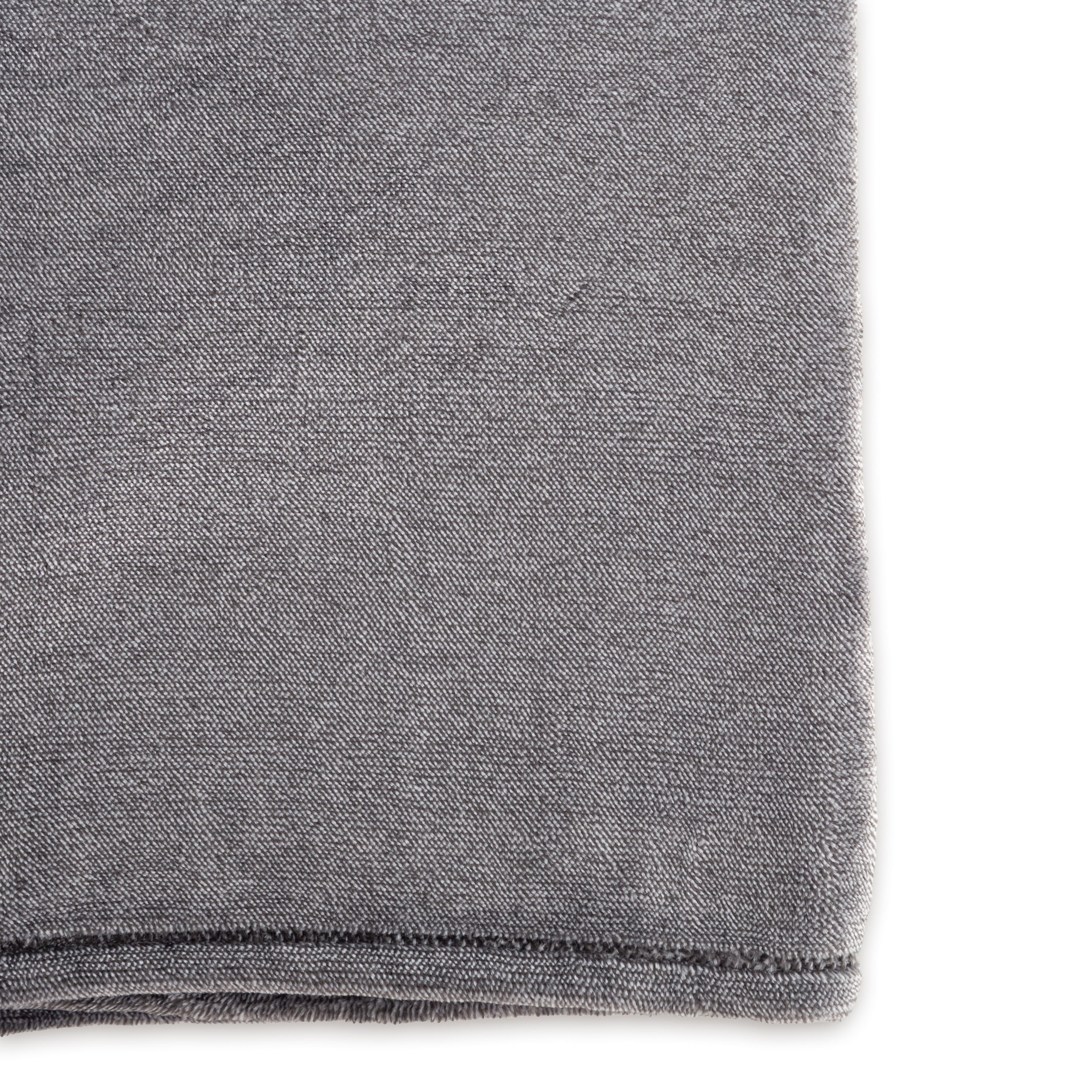 Super Soft Flannel Plush Heathered Soft Oversized Throw Blanket, Gray - Cozy Fleece Throw Blanket for Couch & Bed Detail
