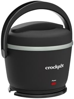 Rapid Heating Crock-Pot Electric Lunch Box Food Warmer 20oz – Black S26G - Portable Electric Lunch Box Food Warmer Detail