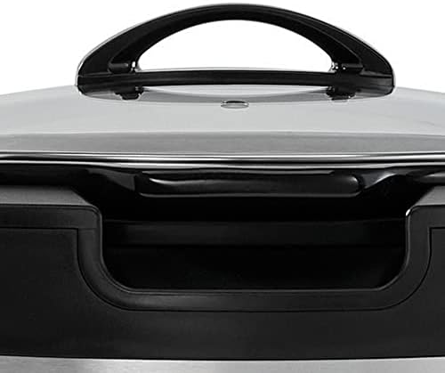 Large Capacity Crock-Pot Thermoshield 6 Quart Slow Cooker with Carry Handles S12S - Digital Crock Pot Slow Cooker for Family Meals Detail