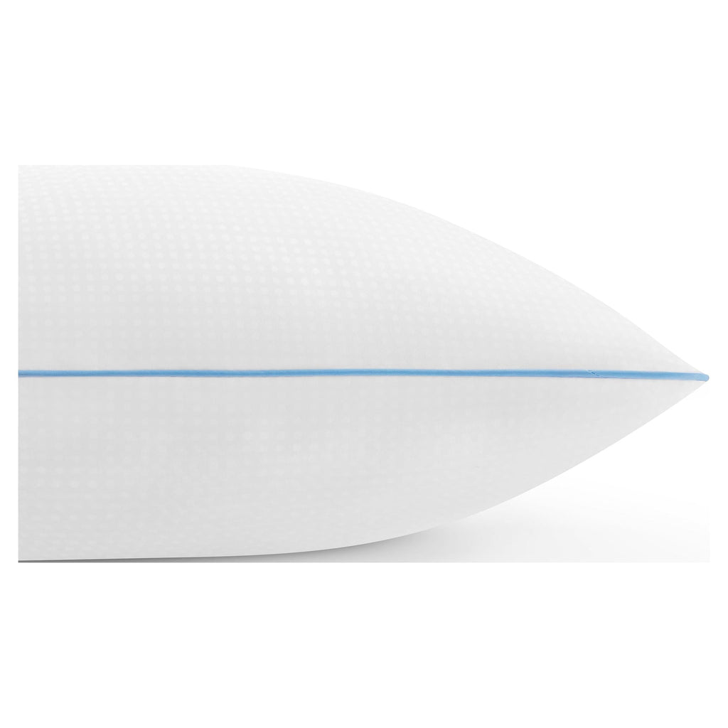 Ergonomic Memory Foam Cool Nites Bed Pillow, Standard/Queen, 2 Pack - Hotel Quality Plush Sleeping Pillows Detail
