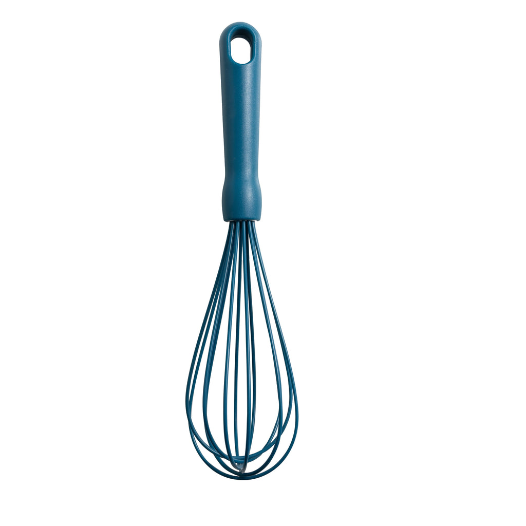 Multi-Functional 3-Piece Silicone Whisk Set, 10.5"/10.4"/9.6" L, Blue Color - Kitchen Gadget Tool for Quick Food Prep Detail