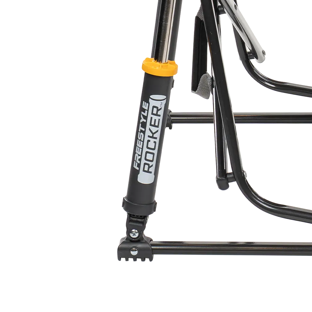 Patented Spring-Action Freestyle Rocker - Choice 711 - Heavy-Duty Kickback Rocker with Beverage Holder Detail