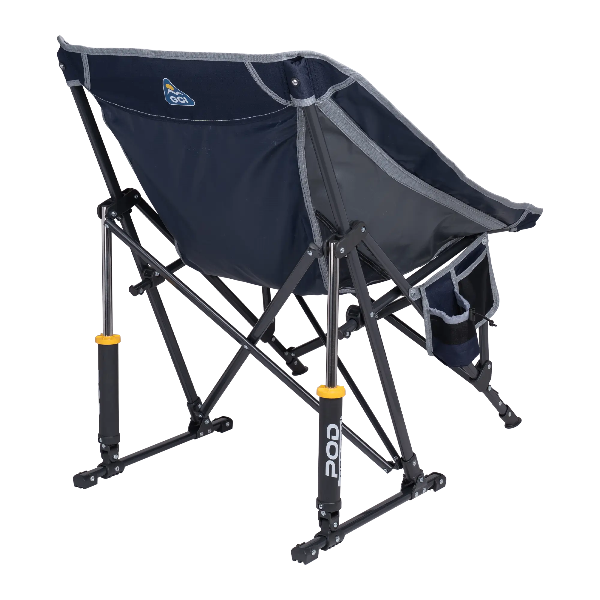 Premium All-Weather Pod Rocker - Choice 933 - Patented Spring-Action Rocking Chair for Camping Detail