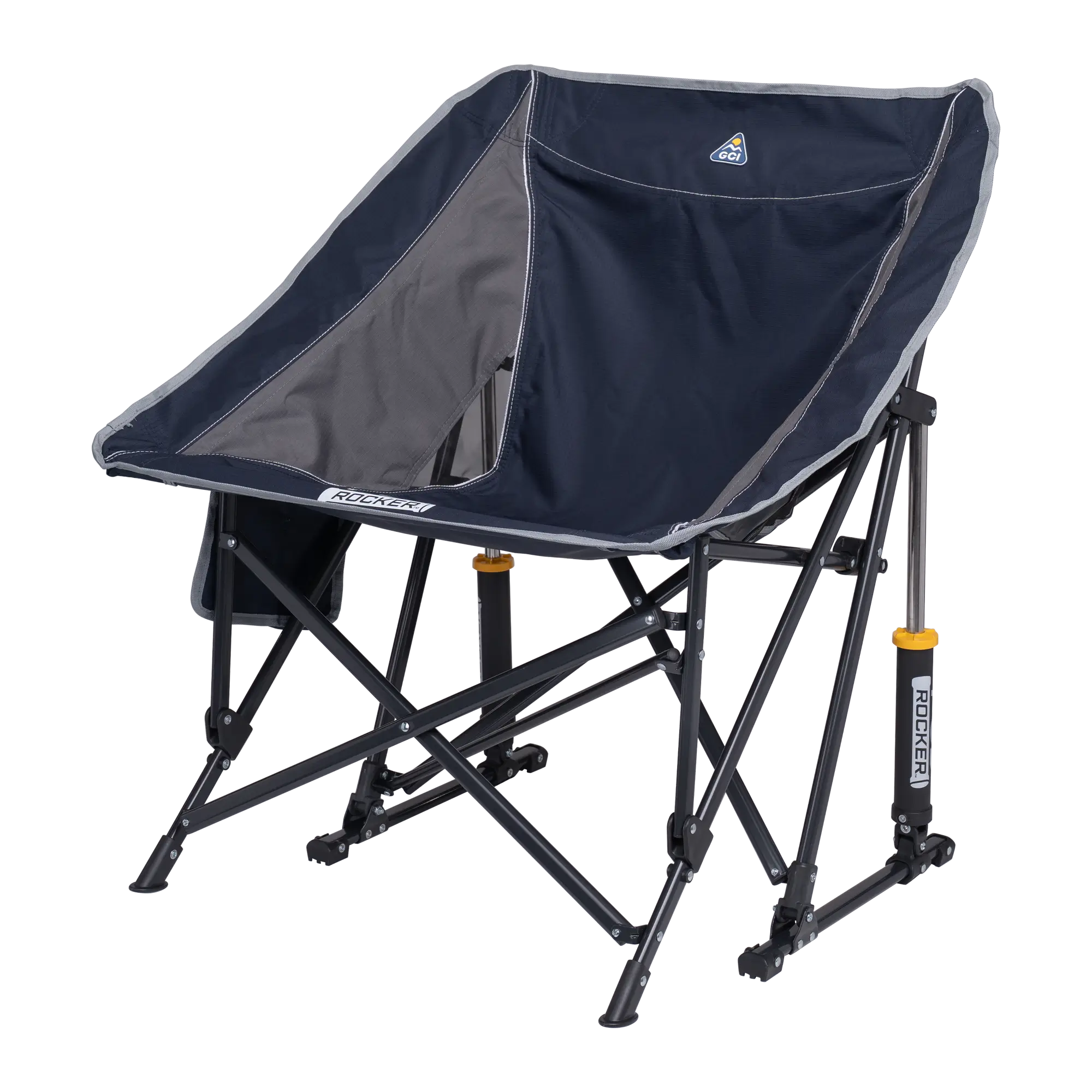 Premium All-Weather Pod Rocker - Choice 933 - Patented Spring-Action Rocking Chair for Camping Detail