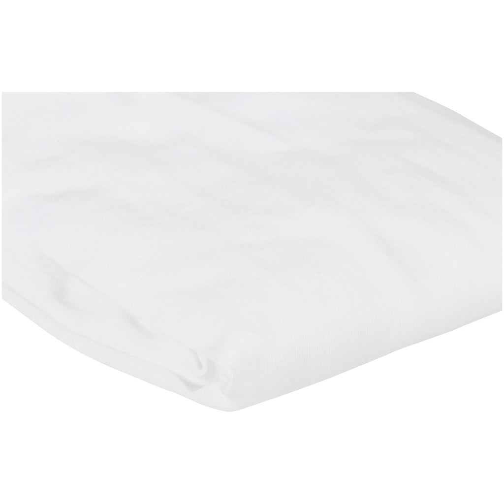 Cooling Sateen TL Care 100% Natural Breathable Cotton Jersey Knit Fitted Bassinet Sheet, White, 15" x 33", Soft Breathable, for Boys... - Luxury Bed Sheet Set with Deep Pockets Detail