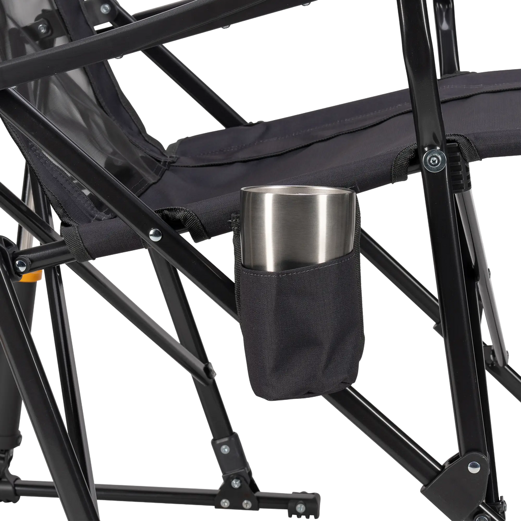 Premium All-Weather RoadTrip Rocker - Choice 855 - Patented Spring-Action Rocking Chair for Camping Detail