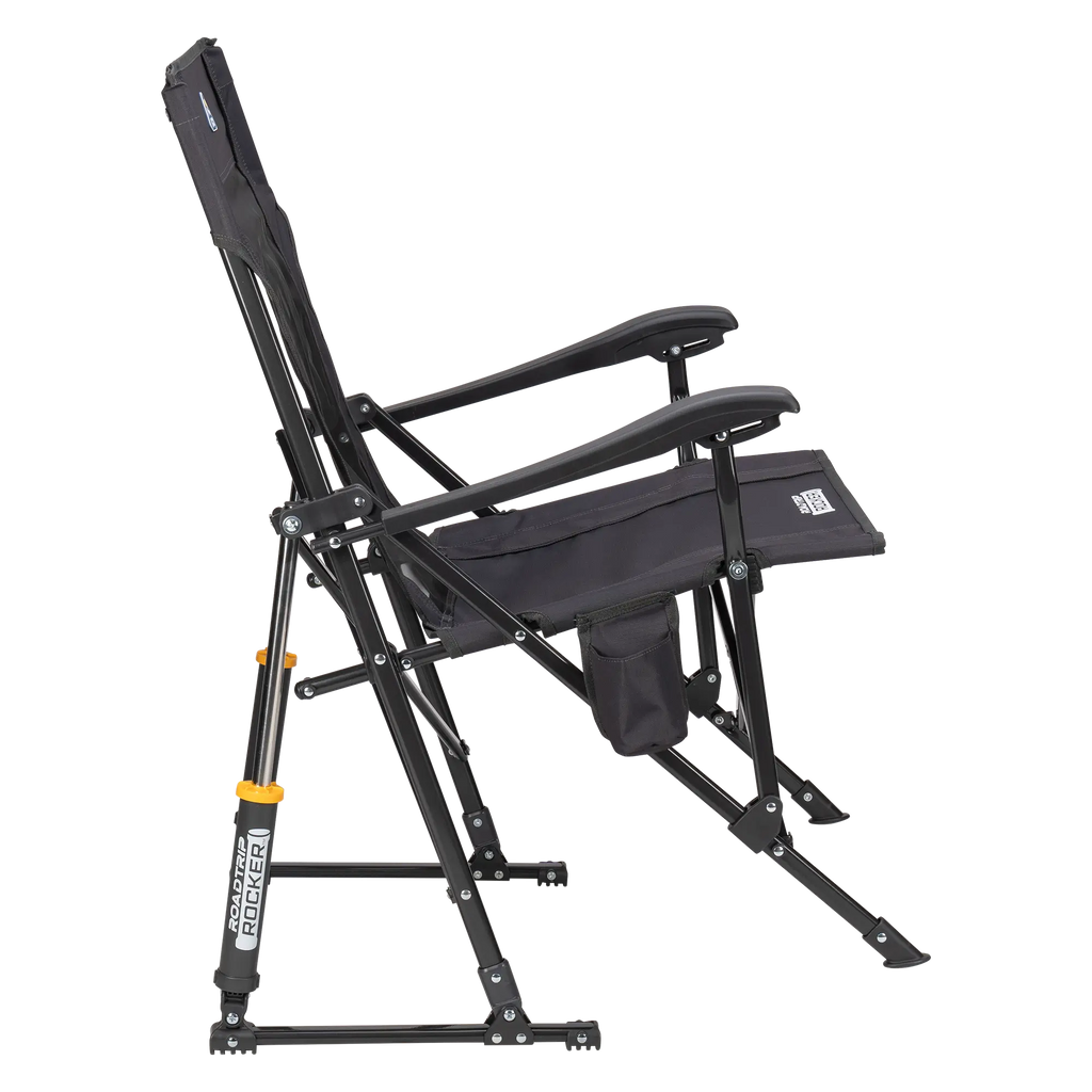 Premium All-Weather RoadTrip Rocker - Choice 855 - Patented Spring-Action Rocking Chair for Camping Detail